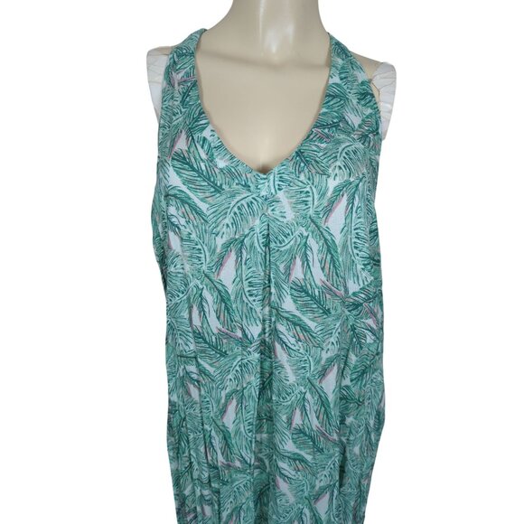 Bob Timberlake sleeveless summer Tropical Maxi dress size XL tall - Picture 4 of 16